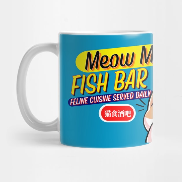 Meow Meow Fish Bar - Anime Cat by Ashley-Bee